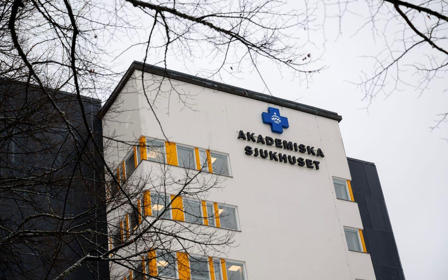 Akademiska sjukhuset i Uppsala. Arkivbild.
