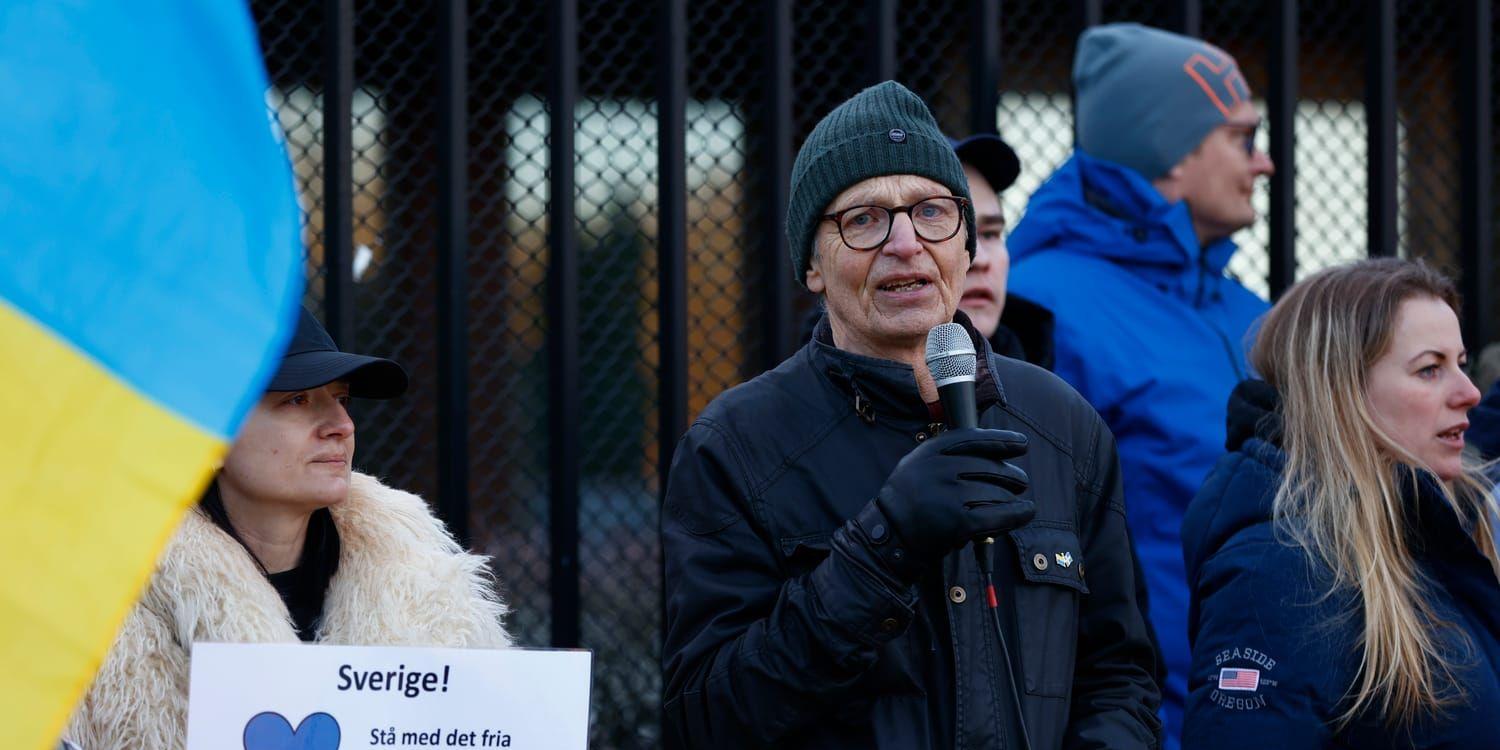 Hugo Norell var en av initiativtagarna till demonstrationen vid ryska konsulatet.