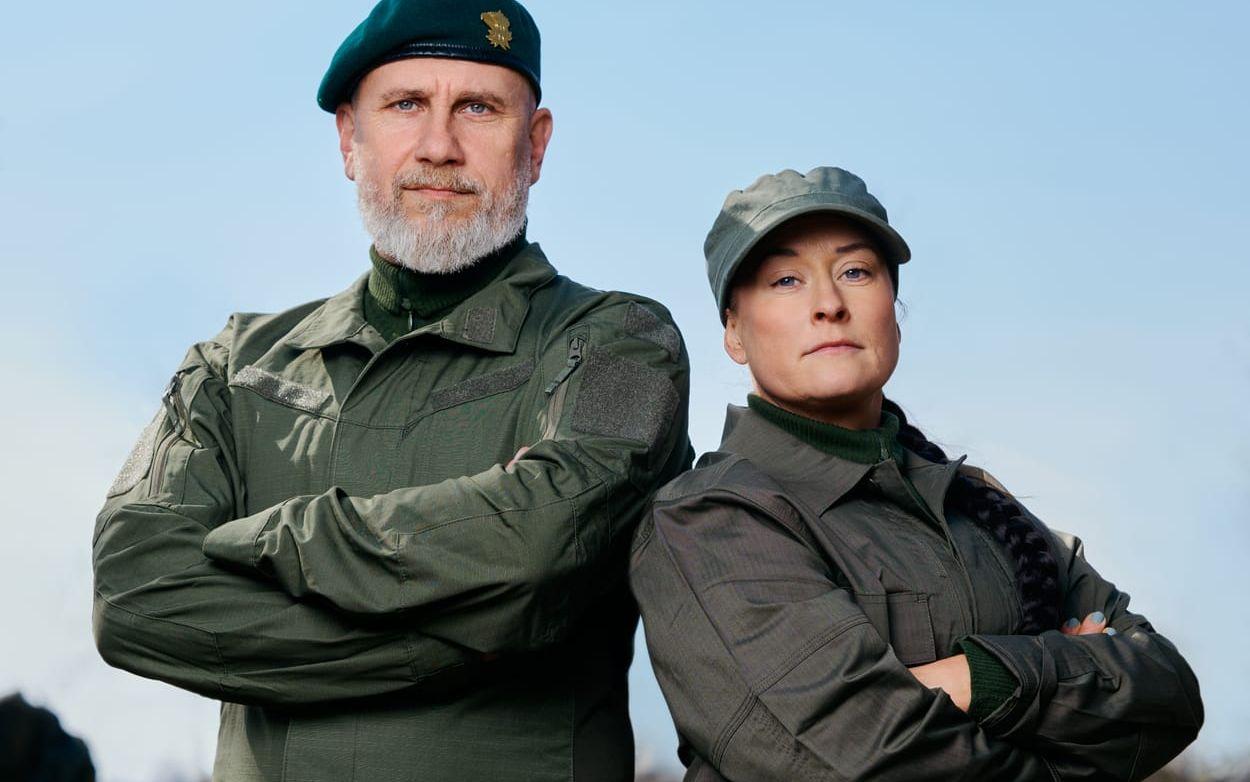 Marko "Markoolio" Lehtosalo och Petra Malm tar över "Kompaniet" på HBO Max. Pressbild.