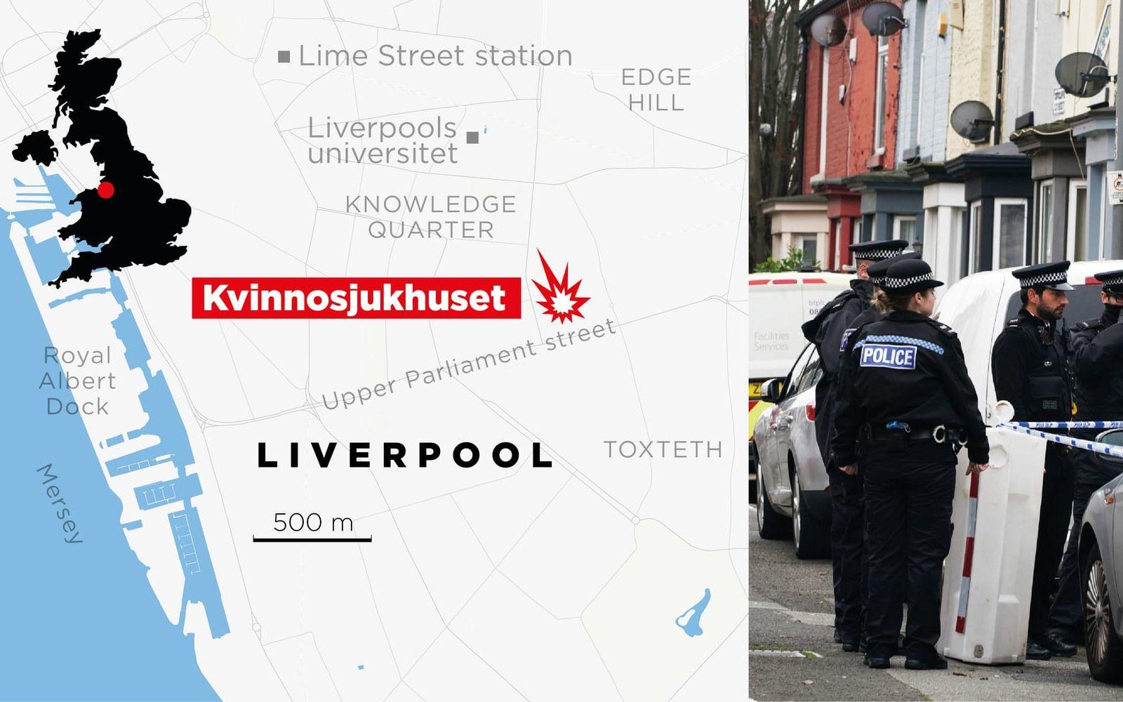 Här inträffade explosionen.