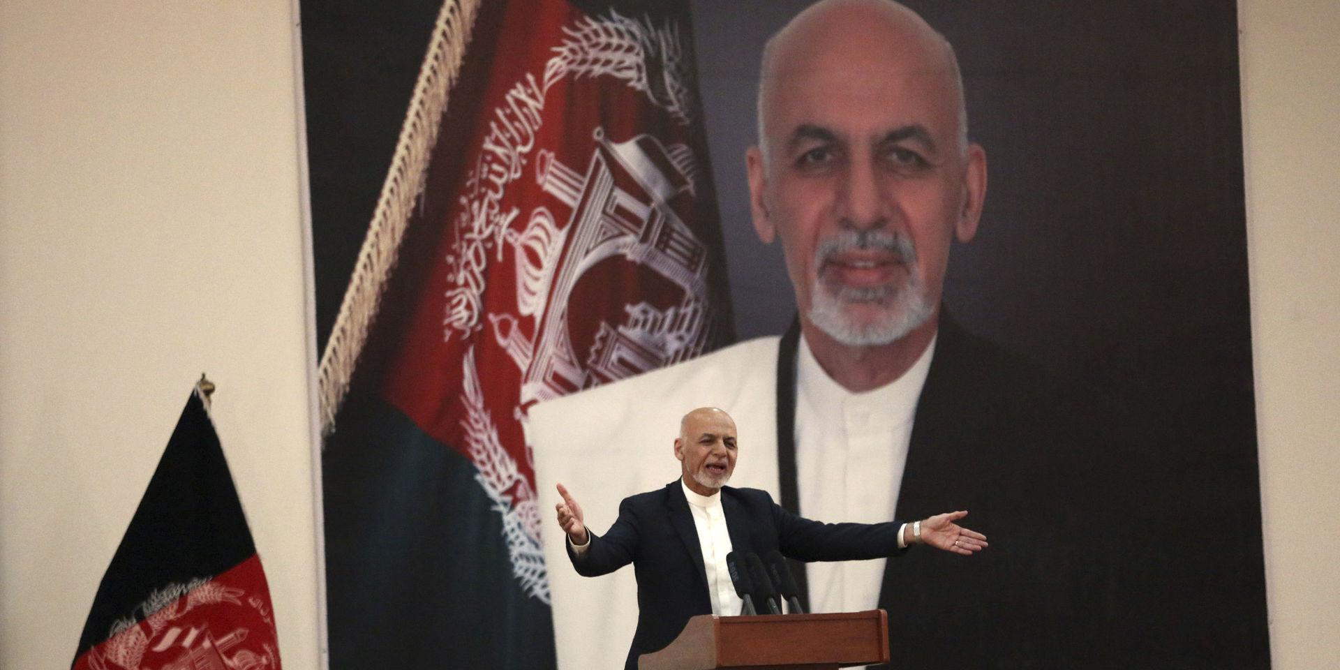 Afghanistans president Ashraf Ghani. Arkivbild. 
