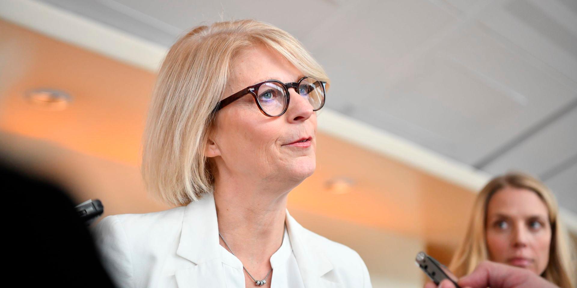 Elisabeth Svantesson, ekonomiskpolitisk talesperson, Moderaterna.