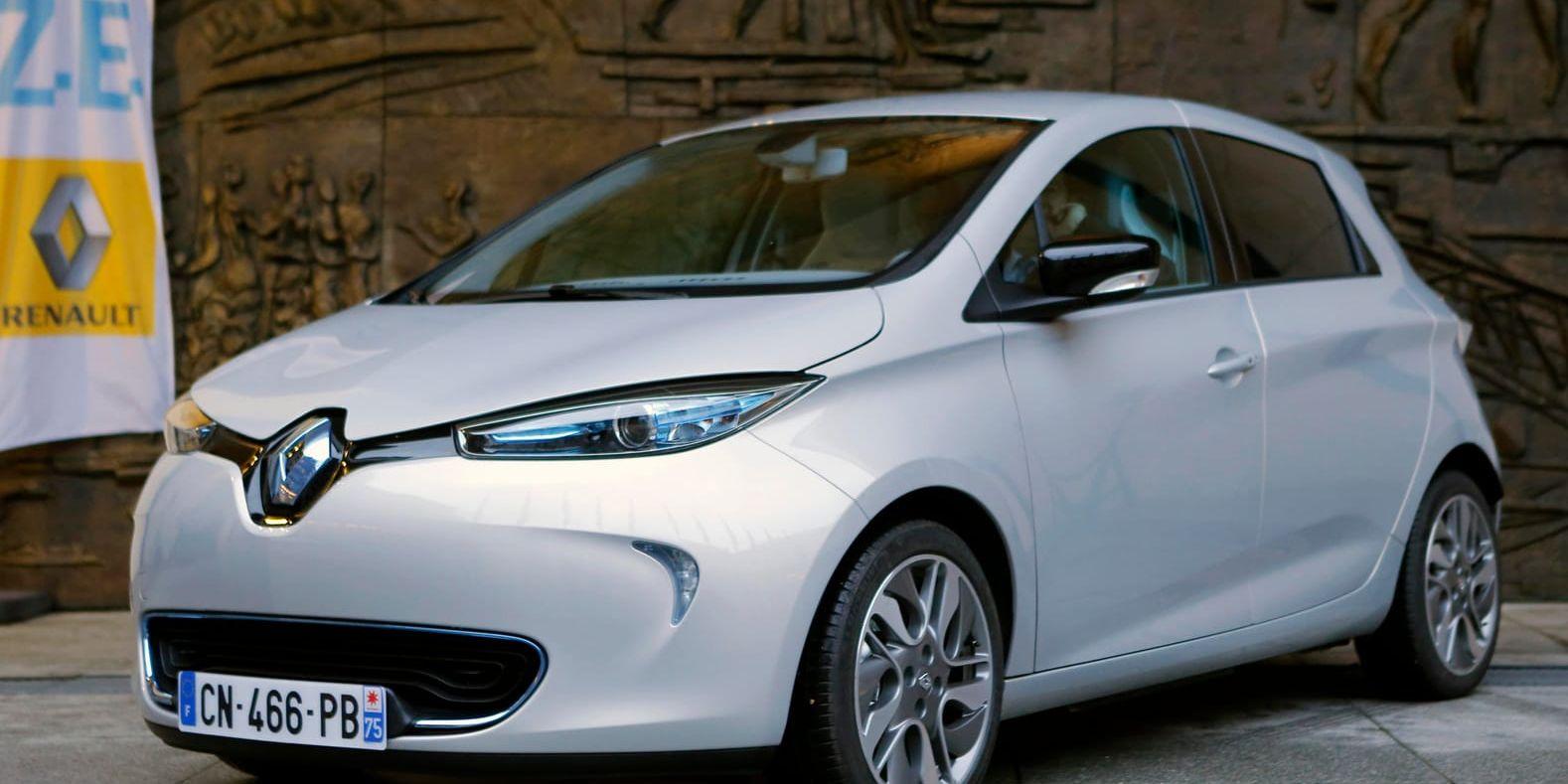 Renaults elbil Zoe är ett av skälen till att försäljningen av miljöbilar ökade med 39 procent förra året. Arkivbild