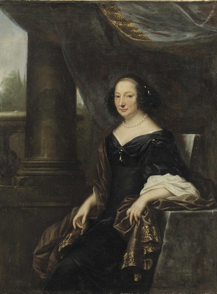Grevinnan Beata de la Gardie - Göteborgs första lobbyist - porträtterad av David Klöcker Ehrenstrahl. 