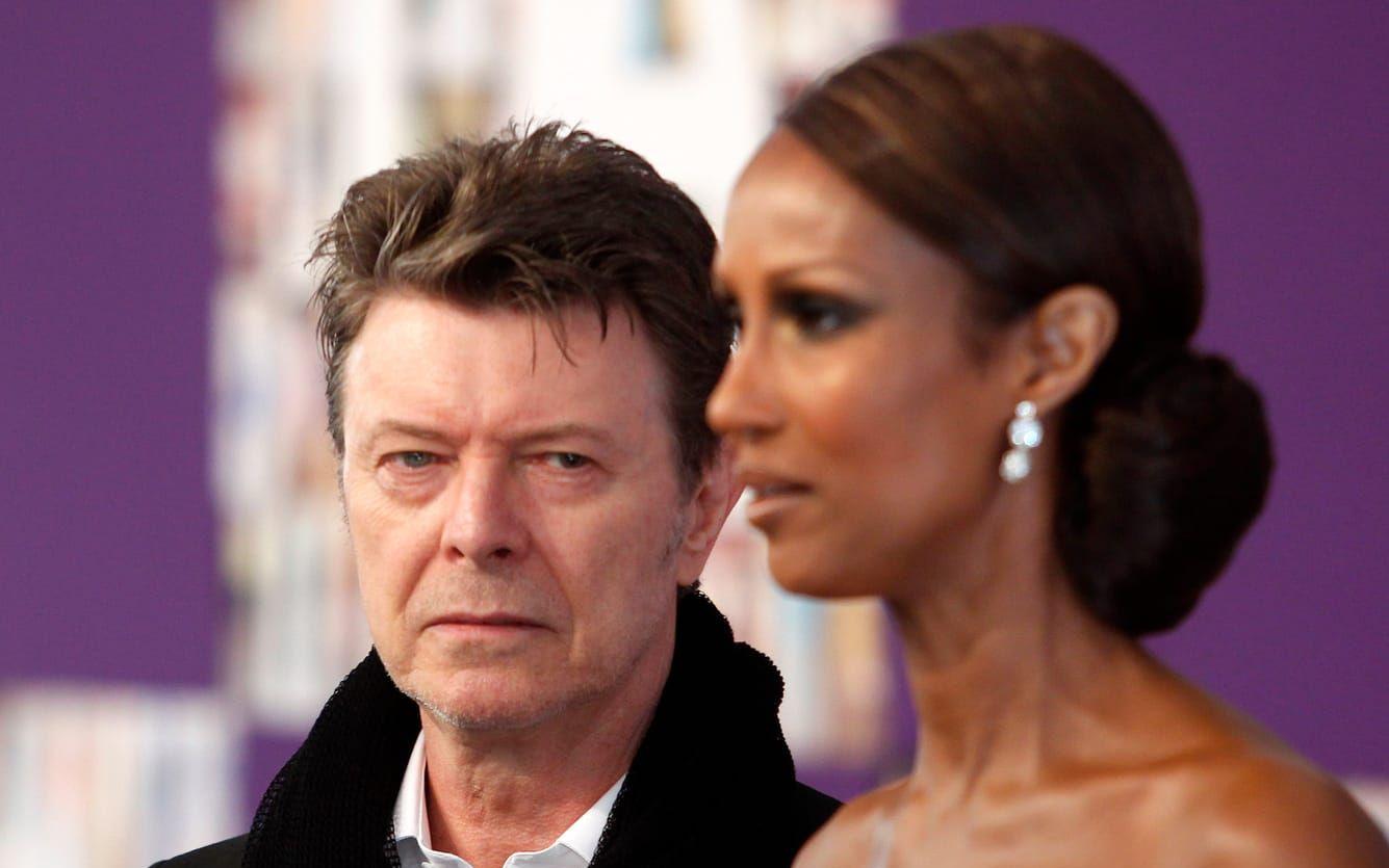David Bowie med frun Iman 2010.