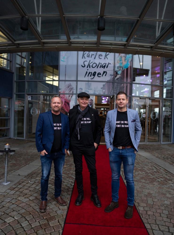 Mikael Lindqvist, Odd Olsson och Martin Dahlgren är på plats.