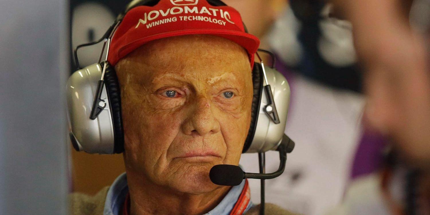 Niki Lauda. Bilden är från november i fjol.