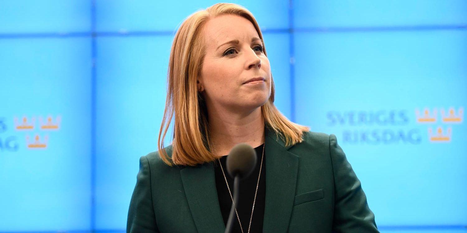 Blir det Centerpartiets partiledare Annie Lööf som blir den tredje partiledaren att få sonderingsuppdrag om S-ledaren Stefan Löfven misslyckas? Arkivbild.