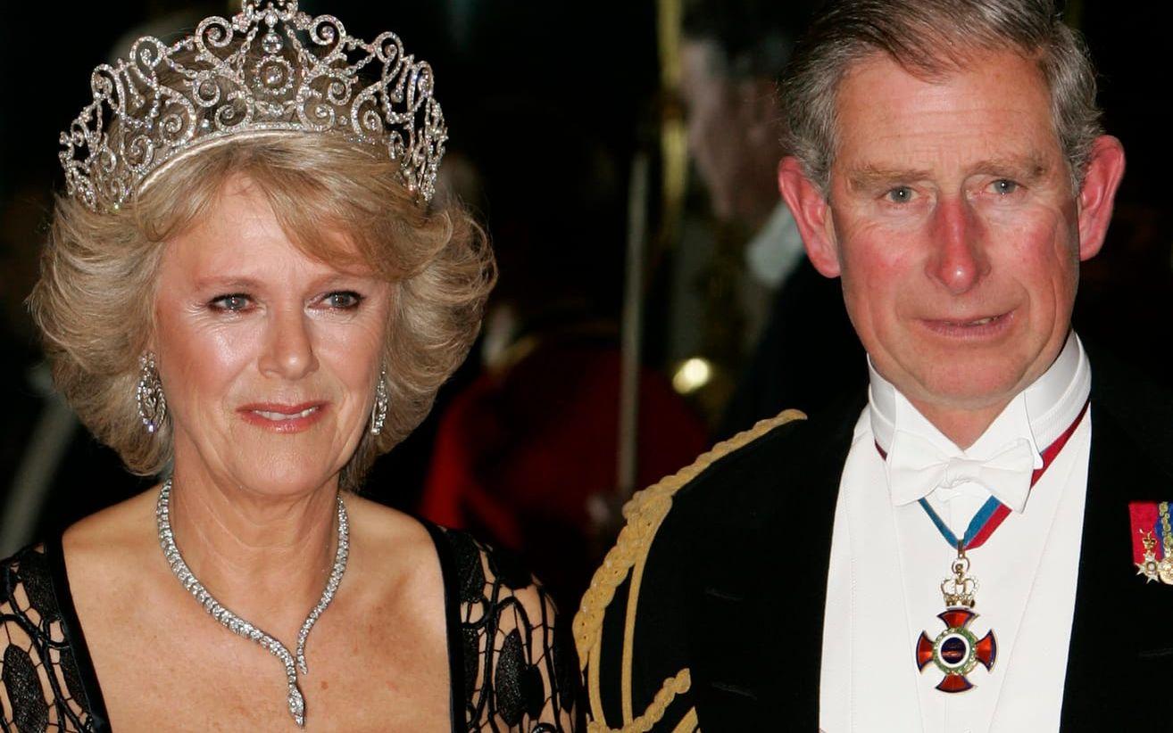 Kung Charles och hans fru Camilla på besök i Norge. 