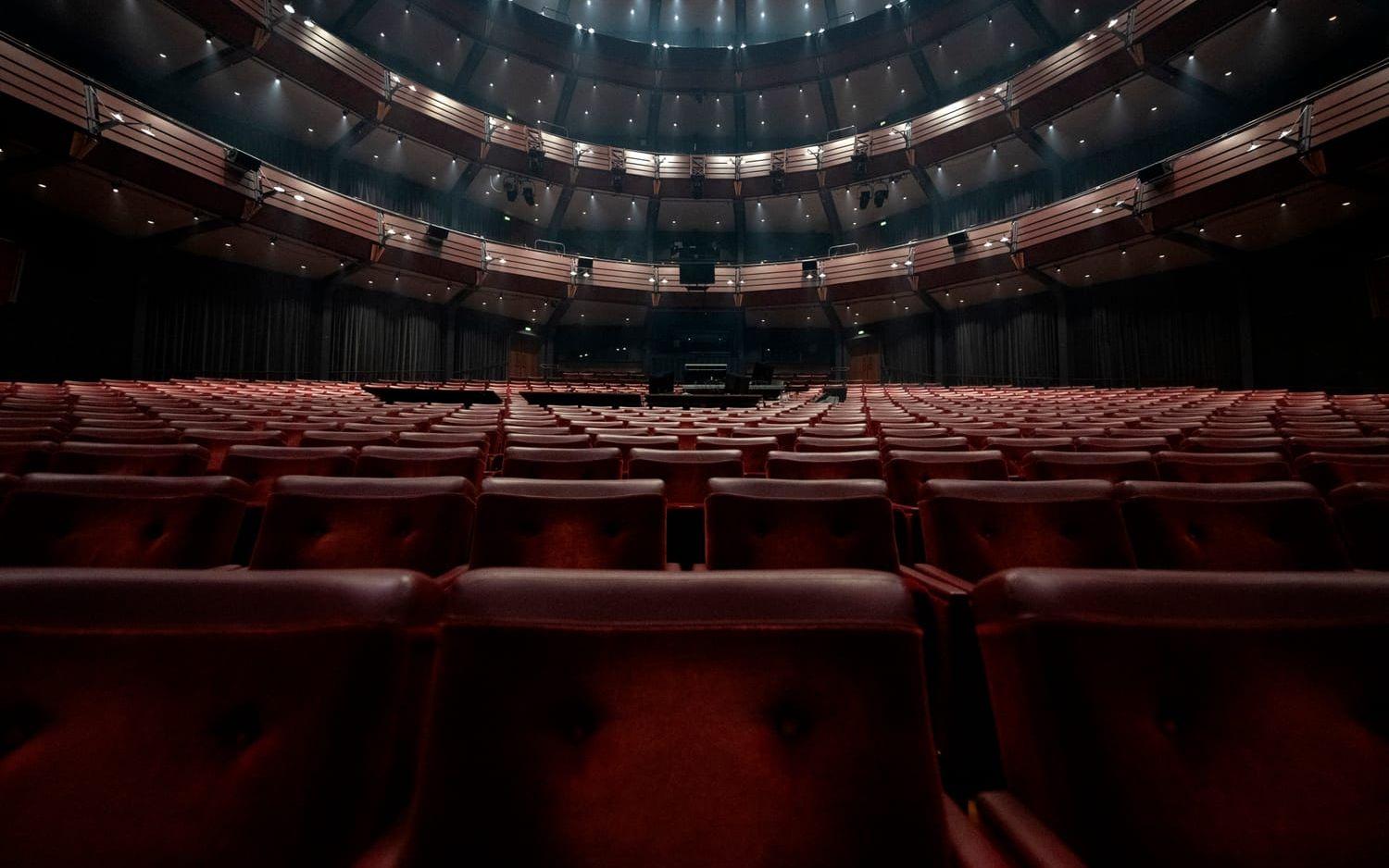 Sittplatser i salongen Stora scenen på Göteborgsoperan. Arkivbild.