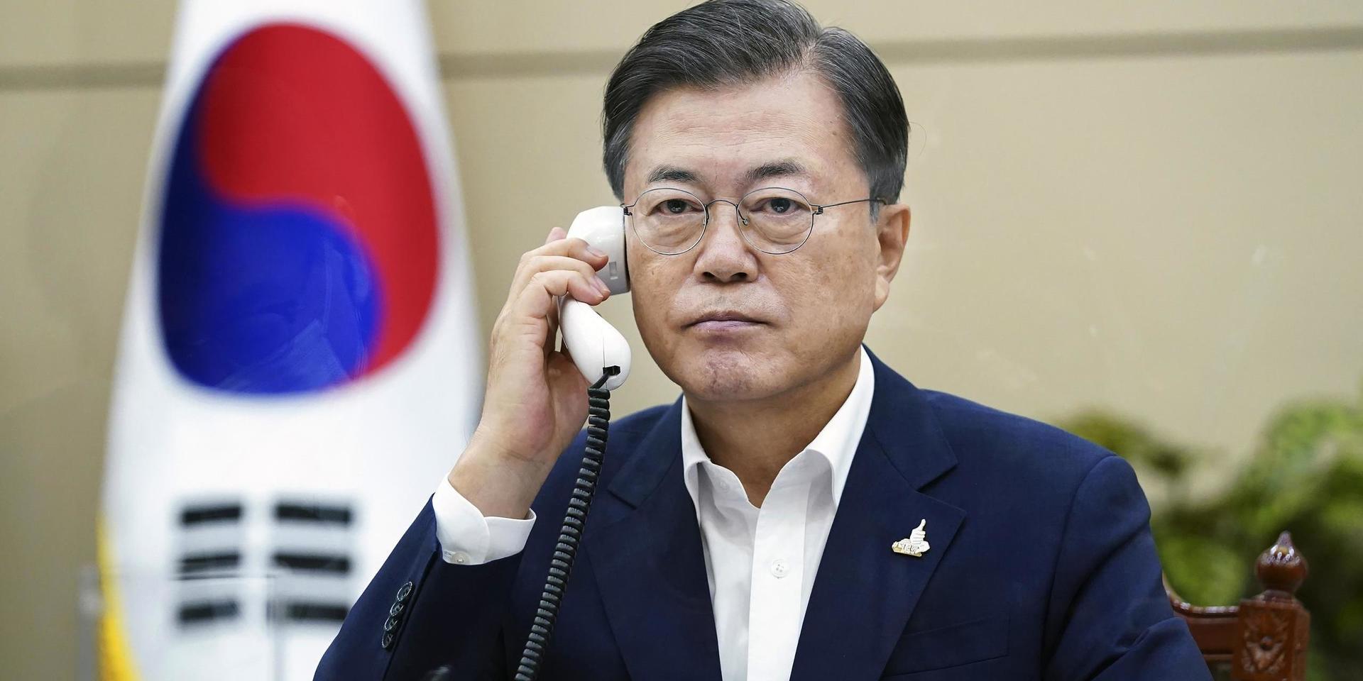 Sydkoreas president Moon Jae-in vill sätta stopp för dödsfallen. Arkivbild.