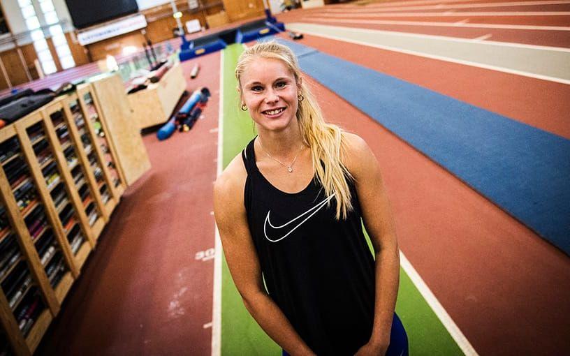 Michaela Meijer går in i VM med ett färskt svensk rekord. Bild: Olof Ohlsson