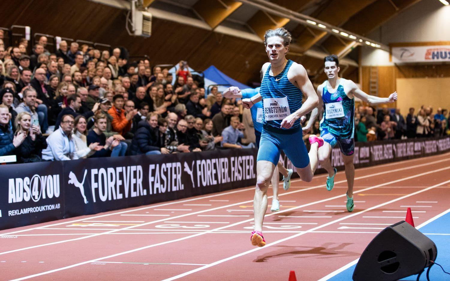 Öis-löparen Carl Bengtström sprang snabbast när det var dags för 400 meter.
