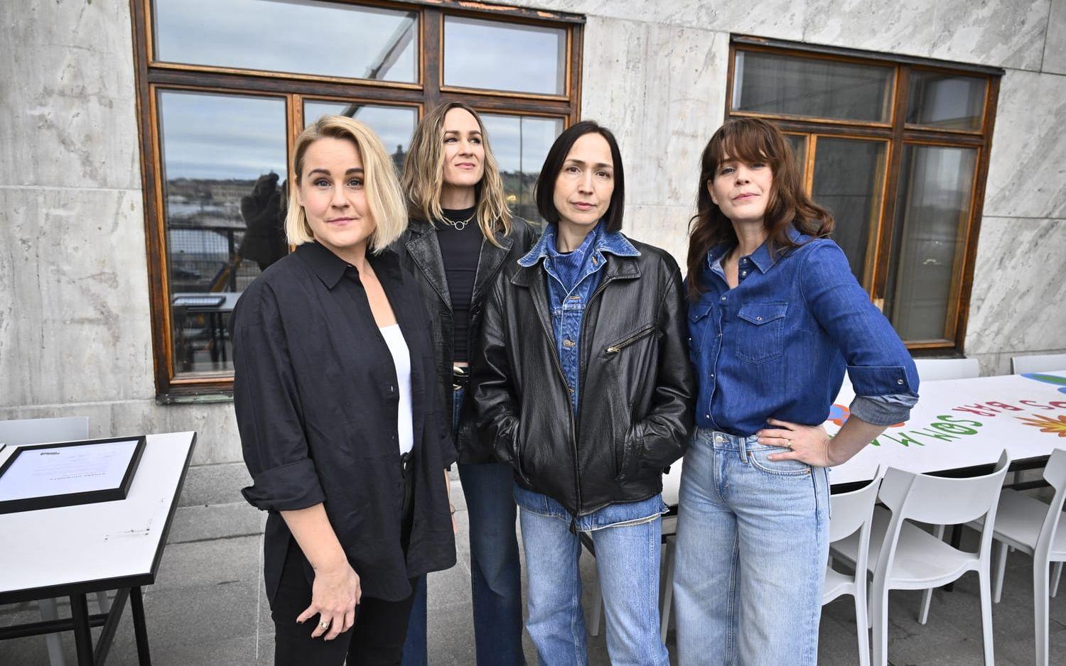 Jennie Asplund, Josephine Forsman, Maria Andersson och Johanna Asplund i Sahara Hotnights. Arkivbild. 