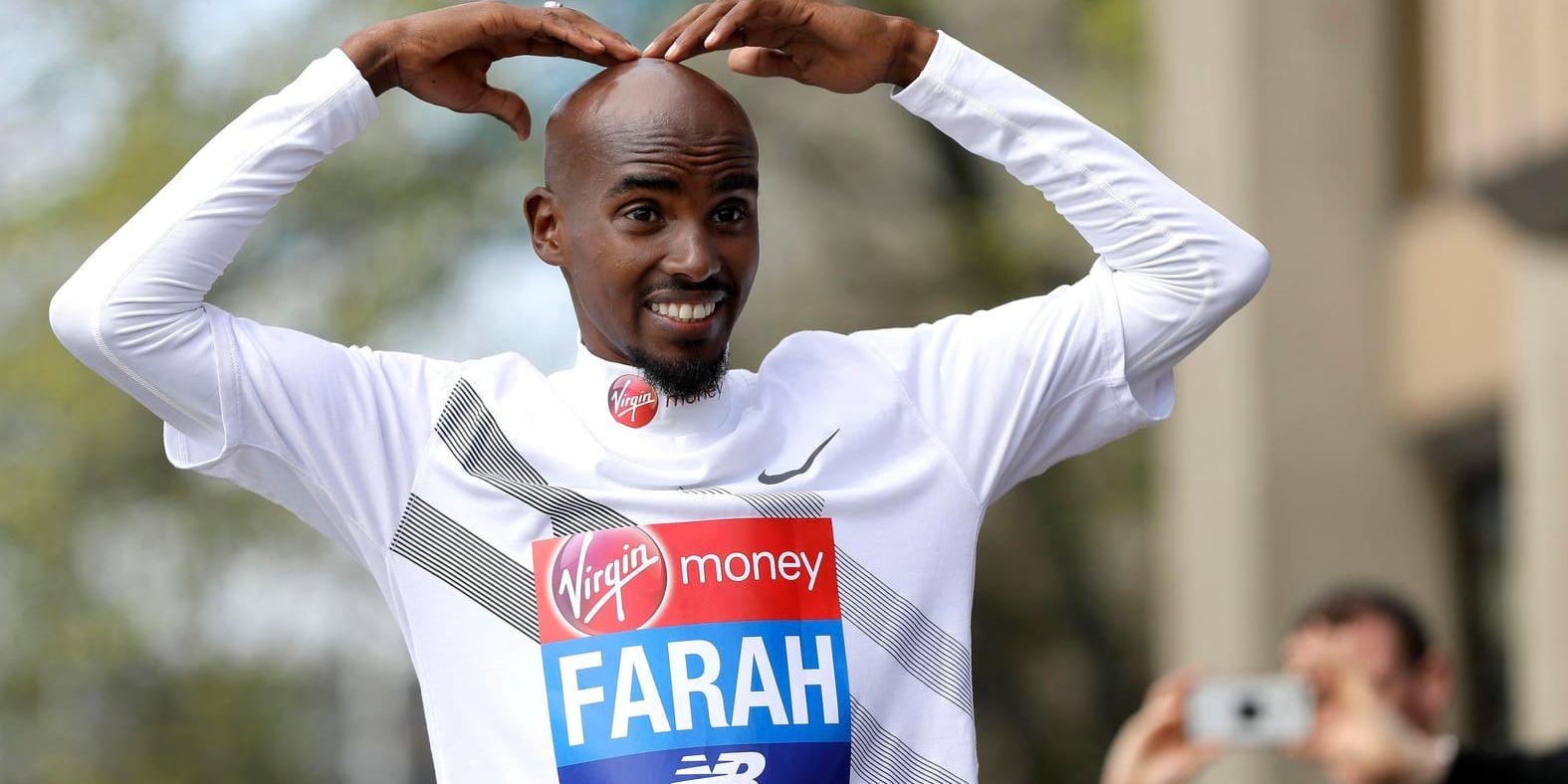 Mo Farah var nära det europeiska maratonrekordet.