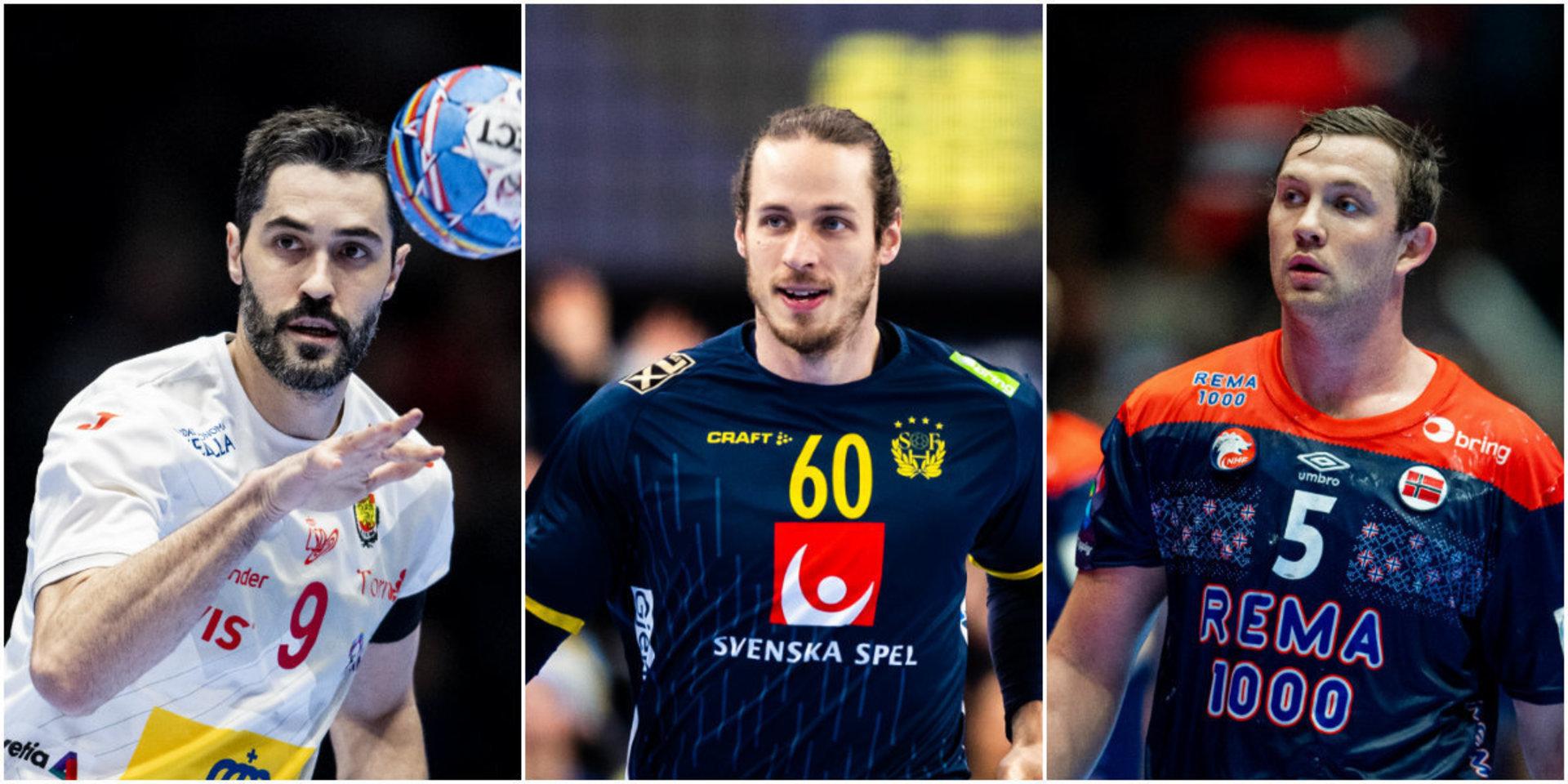 Flera stora favoriter har åkt ur – men Raúl Entrerríos Spanien, Kim Ekdahl Du Rietz Sverige och Sander Sagosens Norge är fortfarande kvar i turneringen.  