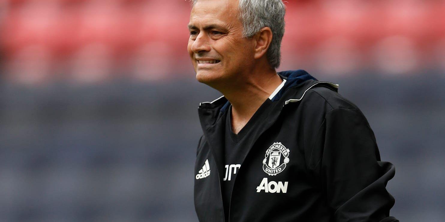 Det blev en 2-0-seger mot Wigan i José Mourinhos första match som manager för Manchester United.