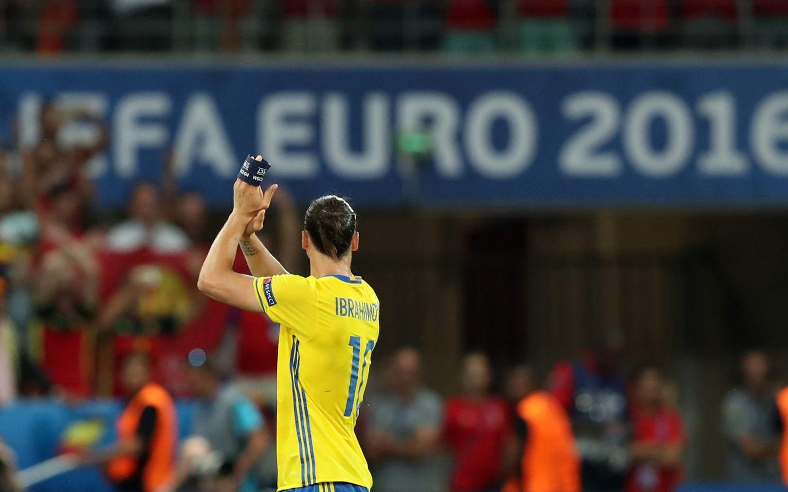 Zlatan tackar för sig i landslaget. Foto: TT