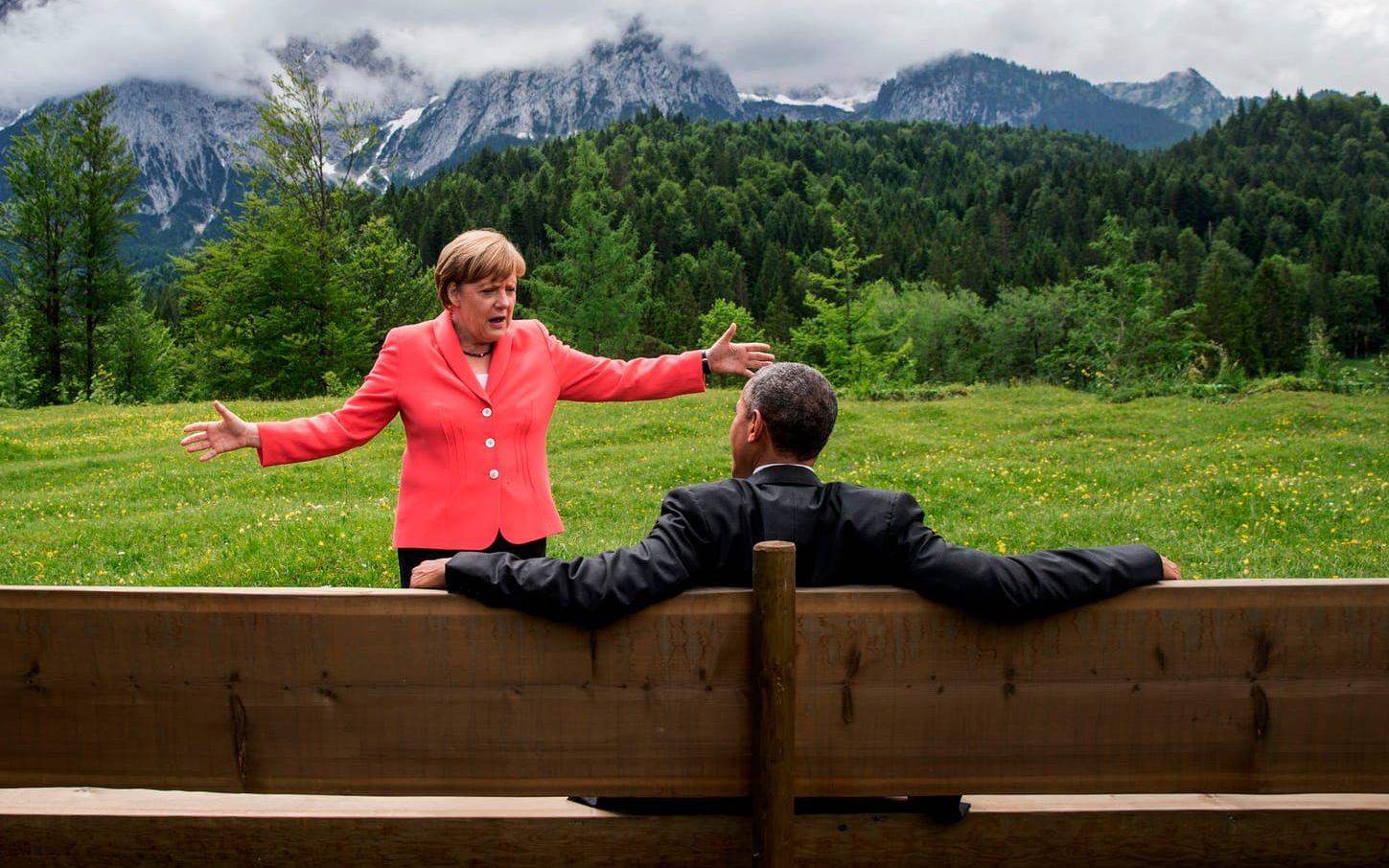 <strong>Angela Merkel</strong> har varit Tysklands förbundskansler sedan 2005. Hon har kallats EU:s egentliga ledare och har flera gånger utnämnts till världens mäktigaste kvinna i modern tid av tidningen Forbes. Foto: TT