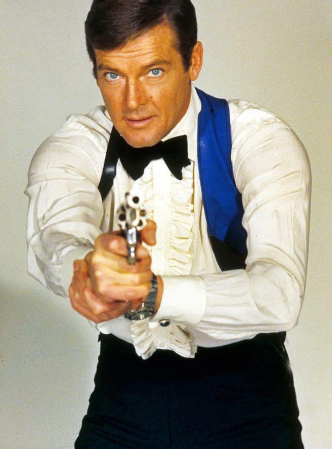 Under 70-talet och det tidiga 80-talet var Roger Moore den givne James Bond. Han gjorde sju filmer i rollen, vilket är rekord. Foto: 20th Cenutry Fox.