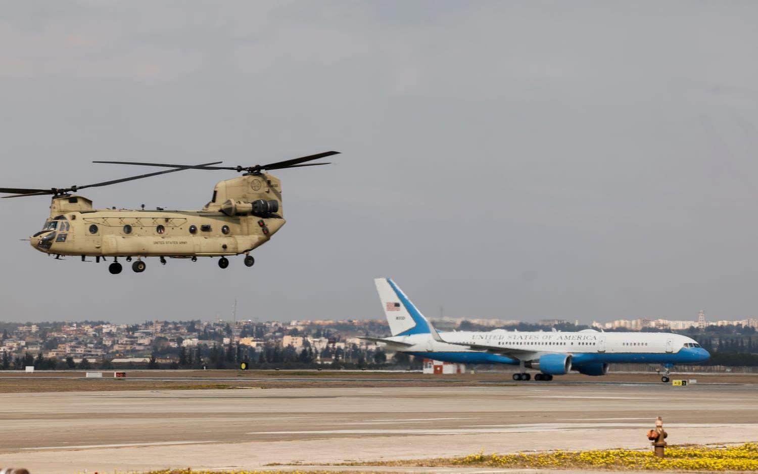 Arkivbild på den amerikanska flygbasen Incirlik nära Adana.