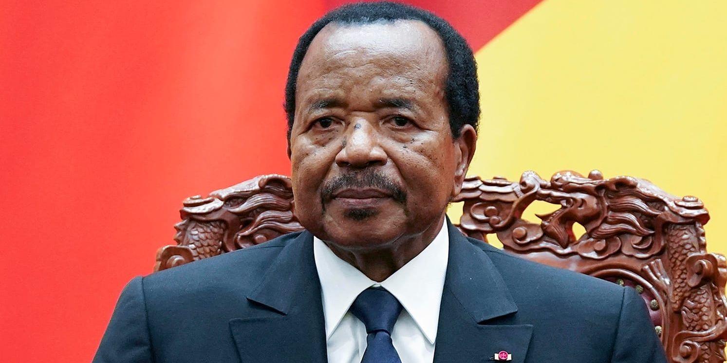 Kameruns president Paul Biya. Arkivbild.