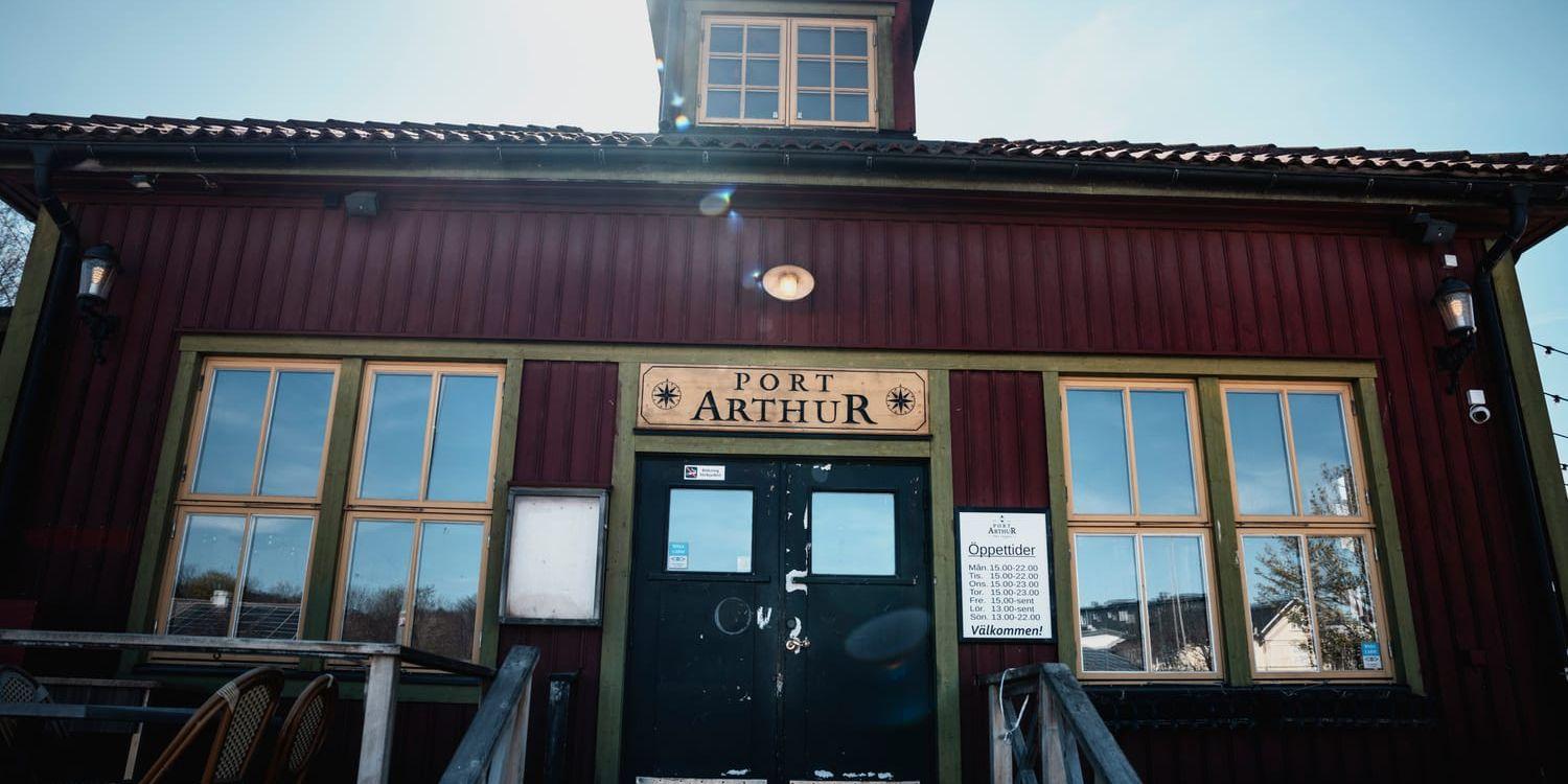 Framsidan av restaurangen Port Arthur på Lindholmen.