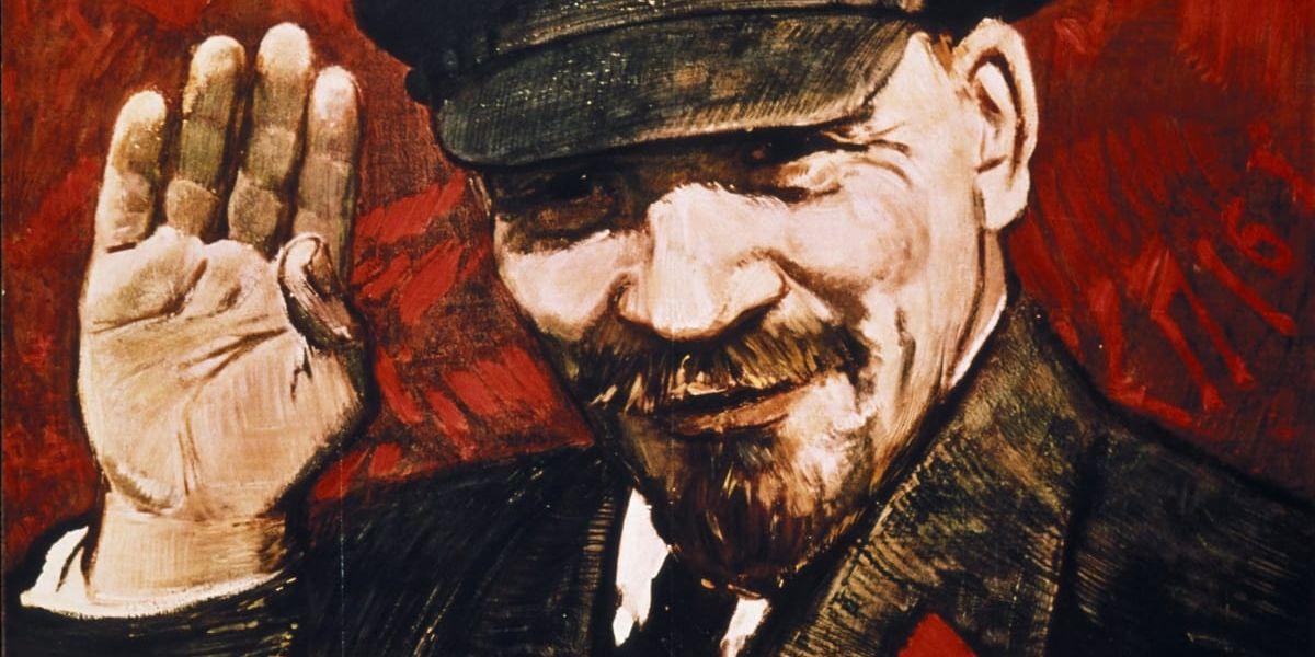 Ledaren. "Följ den sanna vägen, kamrater", uppmanade Lenin.