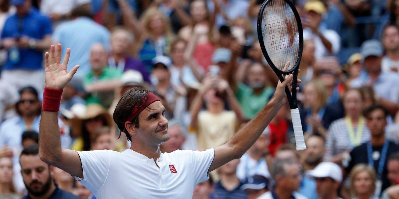 Roger Federer bjöd på ett drömslag i segern mot Nick Kyrgios i US Open.