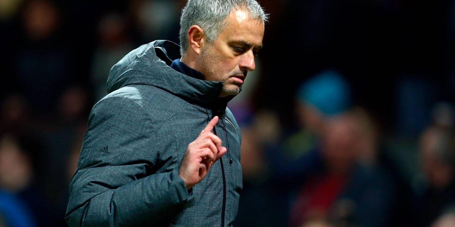 Manchester Uniteds tränare José Mourinho säger att mötet med hans förra klubb Chelsea är som vilken annan match som helst. Arkivbild.