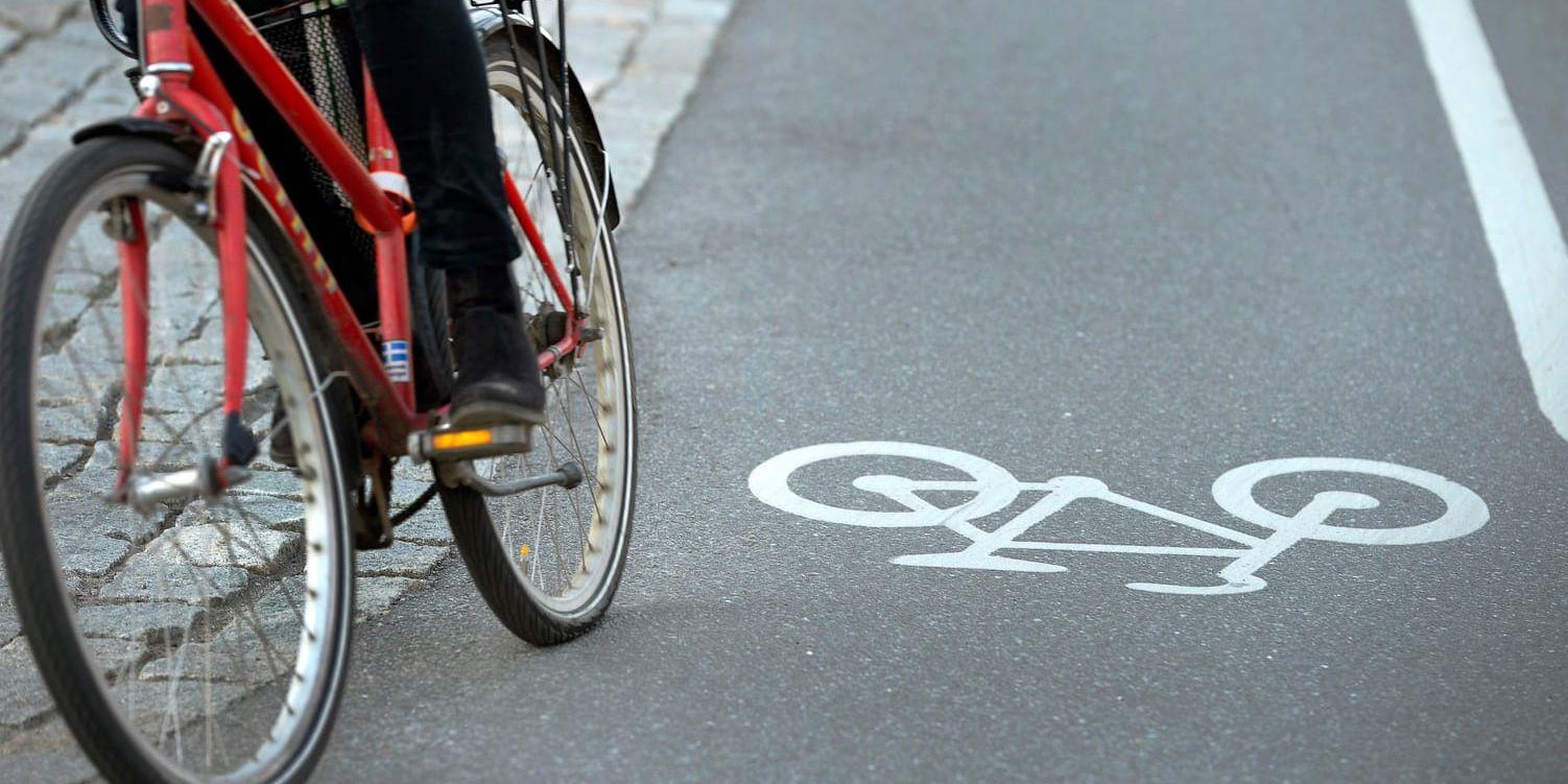 Fler cyklister på gatorna i Sveriges städer innebär också fler konflikter mellan cyklister och andra trafikanter. Arkivbild.