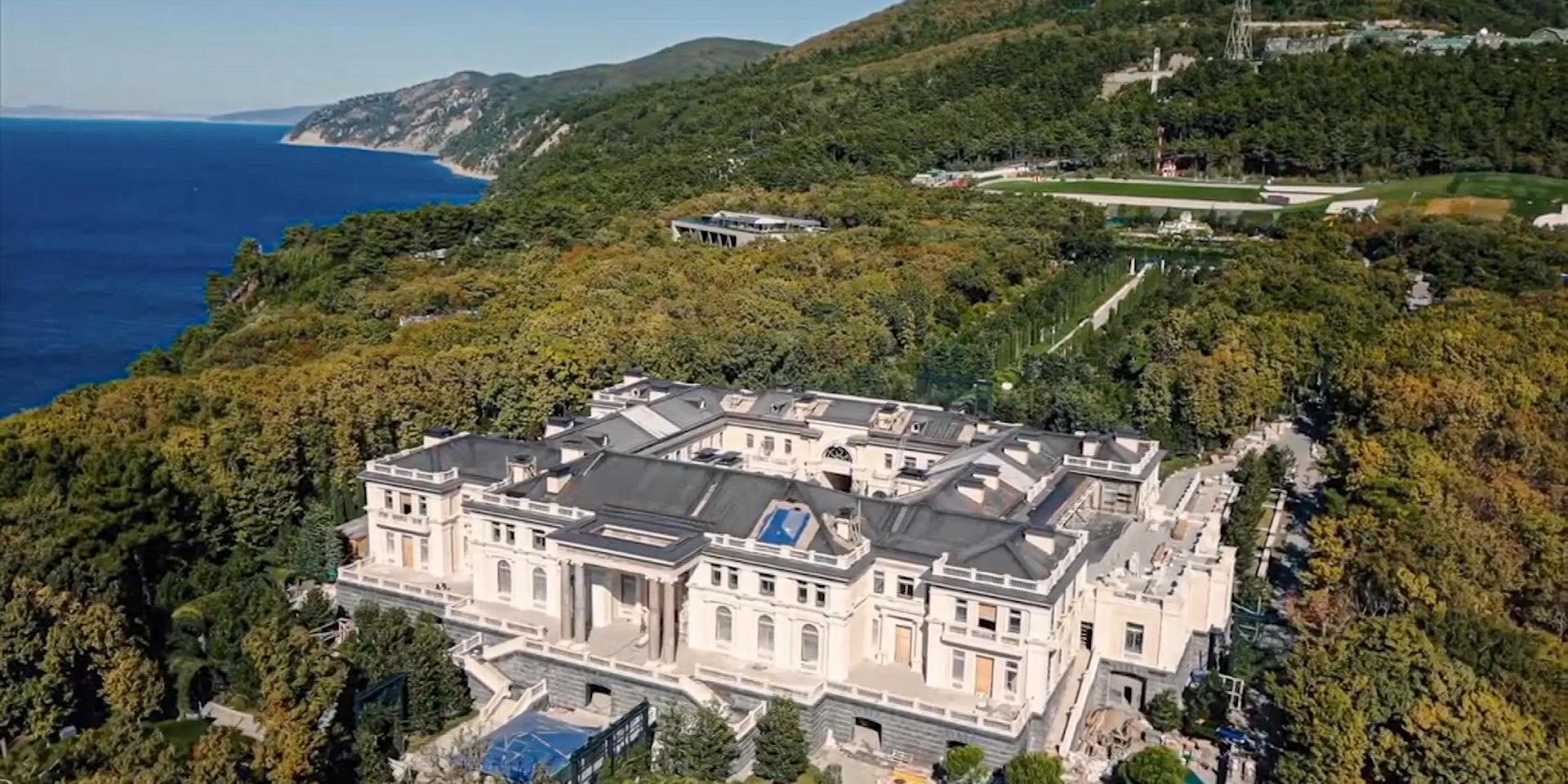 Palatsen som påstås tillhöra Vladimir Putin.