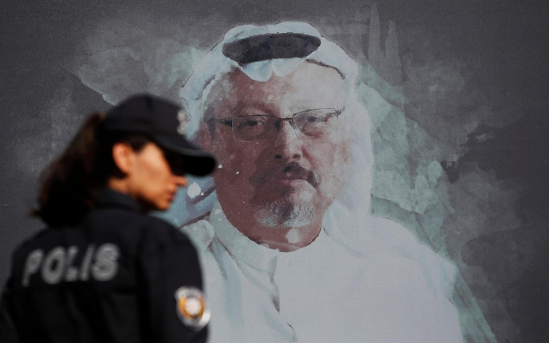 Journalisten Jamal Khashoggi blev mördad på Saudiarabiens ambassad i Istanbul 2018.