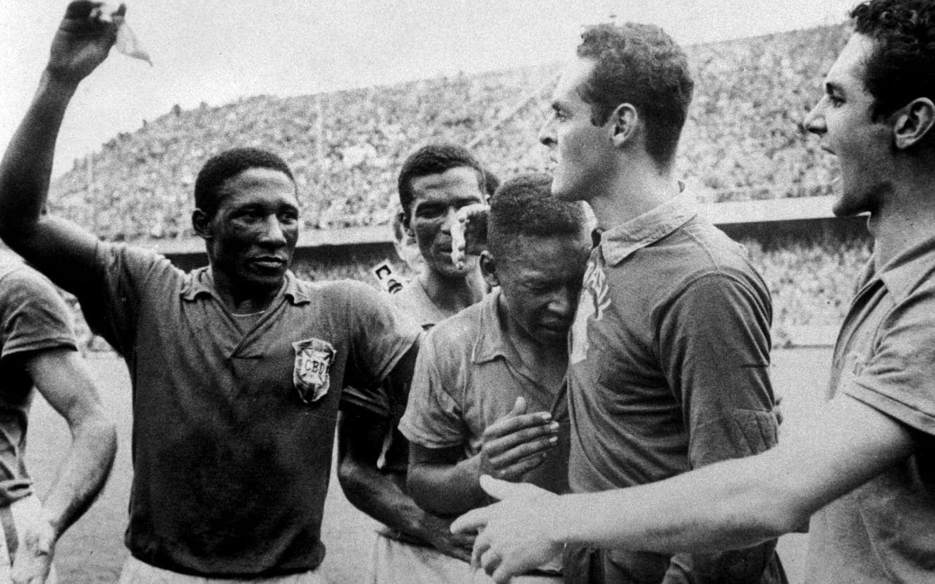 Han var här under VM 1958, ett mästerskap som Brasilien vann.