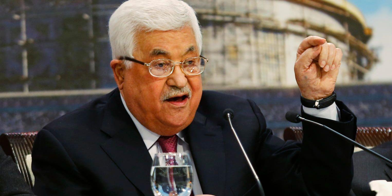 Den palestinske presidenten Mahmud Abbas. Arkivbild.