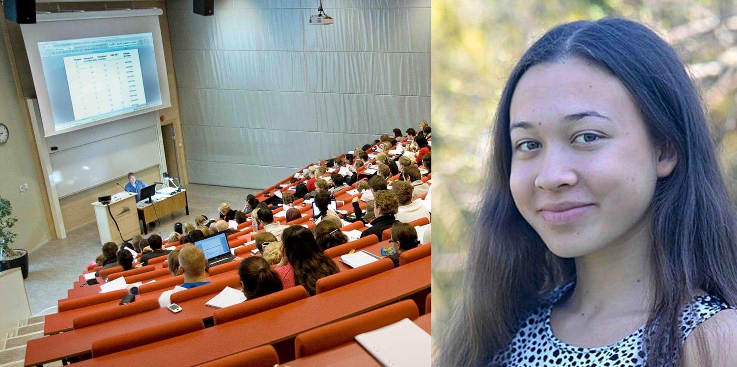 Isabelle Chanitra Bylund, elev på IB-programmet i Göteborg.