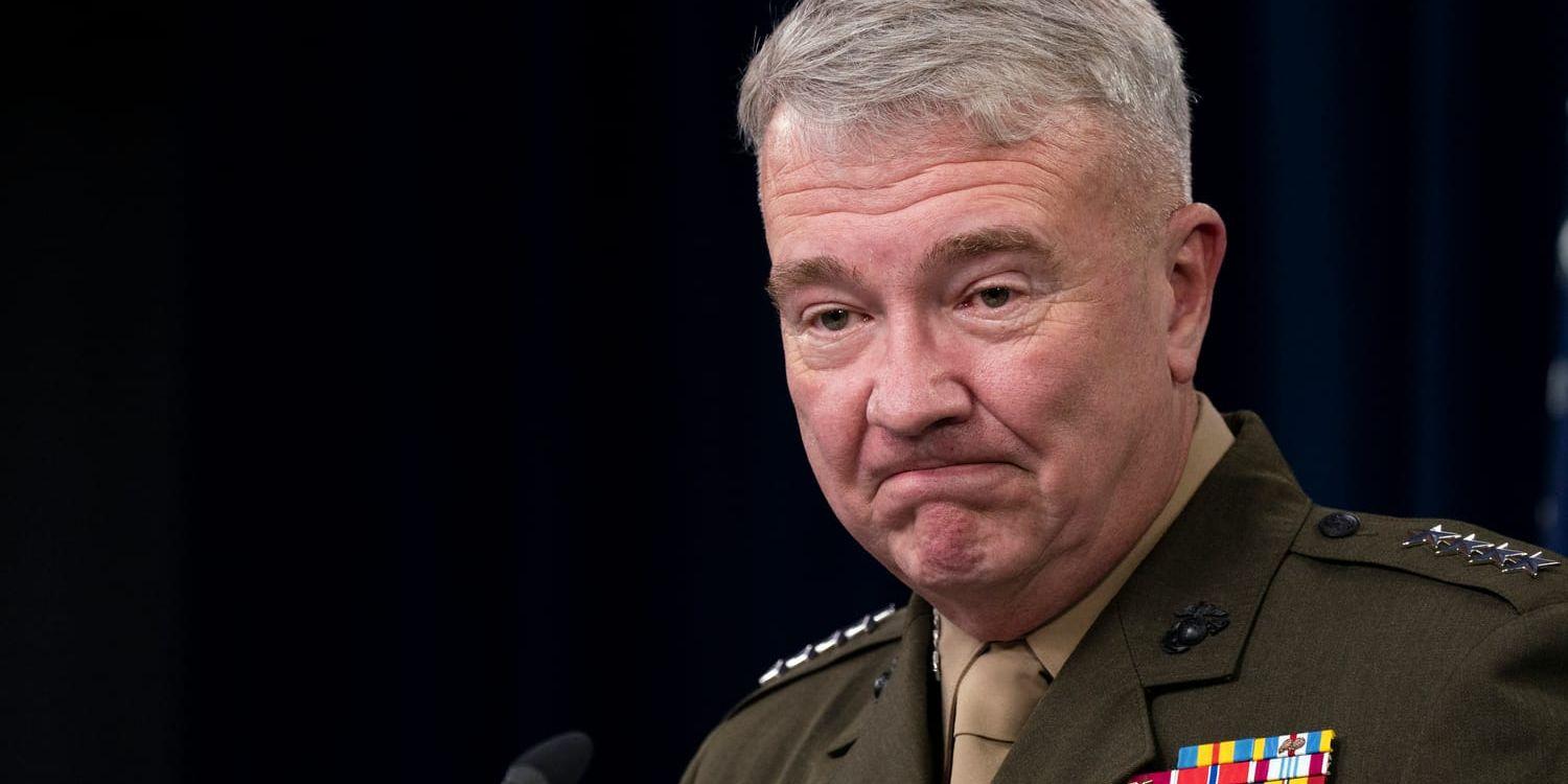 Generalen Kenneth McKenzie meddelade på måndagen att USA:s sista soldater har lämnat Afghanistan. Arkivbild