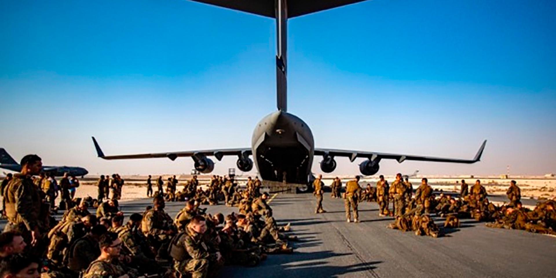 De sista amerikanska soldaterna har lämnat Afghanistan. Arkivbild.