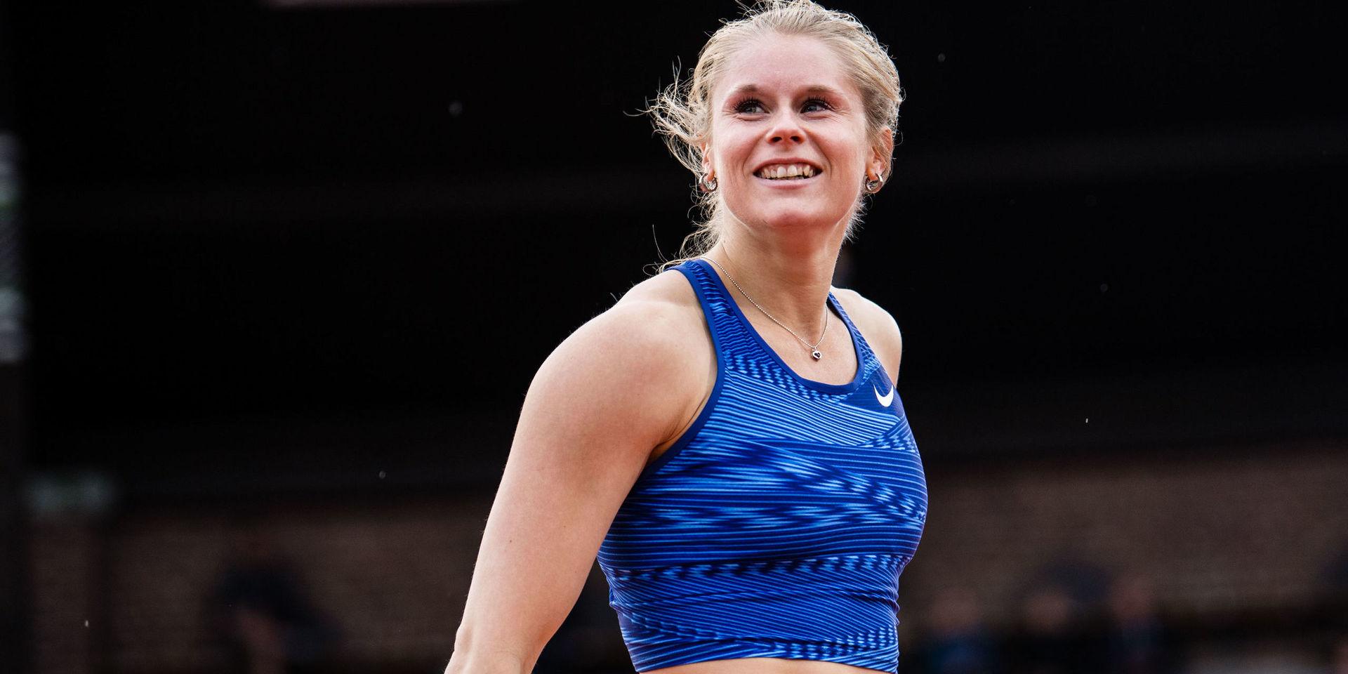 Michaela Meijer vann stavhoppet i Världsungdomsspelen på 4,70.