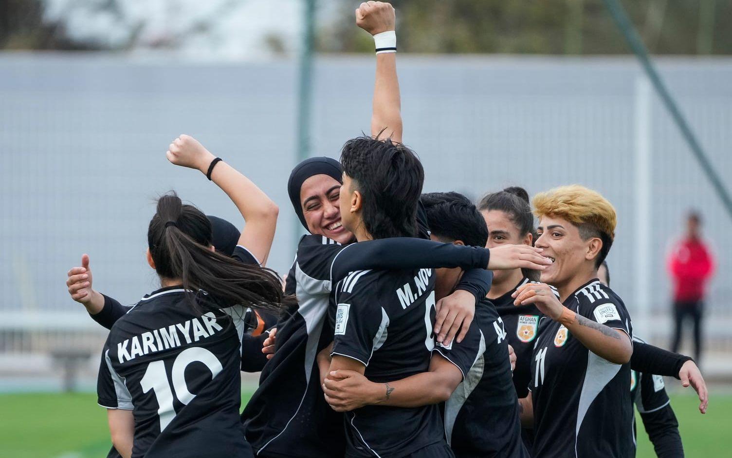 Flyktinglaget Afghan Women United erkänns av Fifa som representant för Afghanistan i officiella turneringar. Arkivbild.