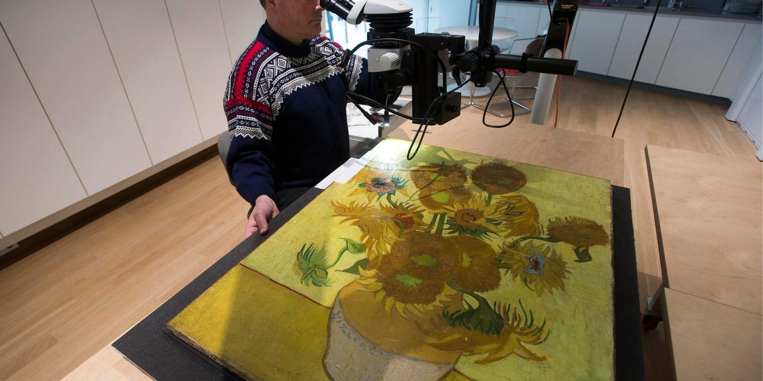 Vincent van Goghs solrosor har restaurerats och fått reseförbud.
