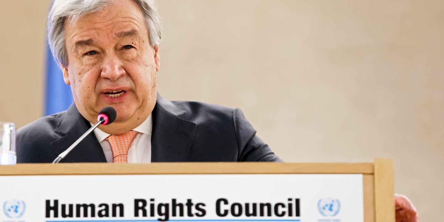 FN:s generalsekreterare António Guterres förbereder nya försök att minska kärnvapenhotet.