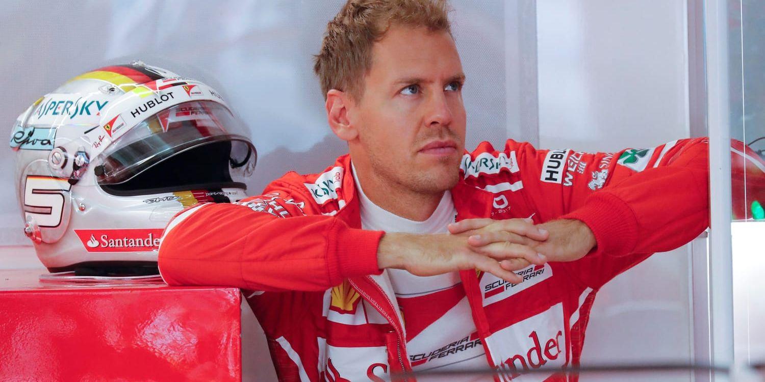 Ferrariföraren Sebastian Vettel. Arkivbild.