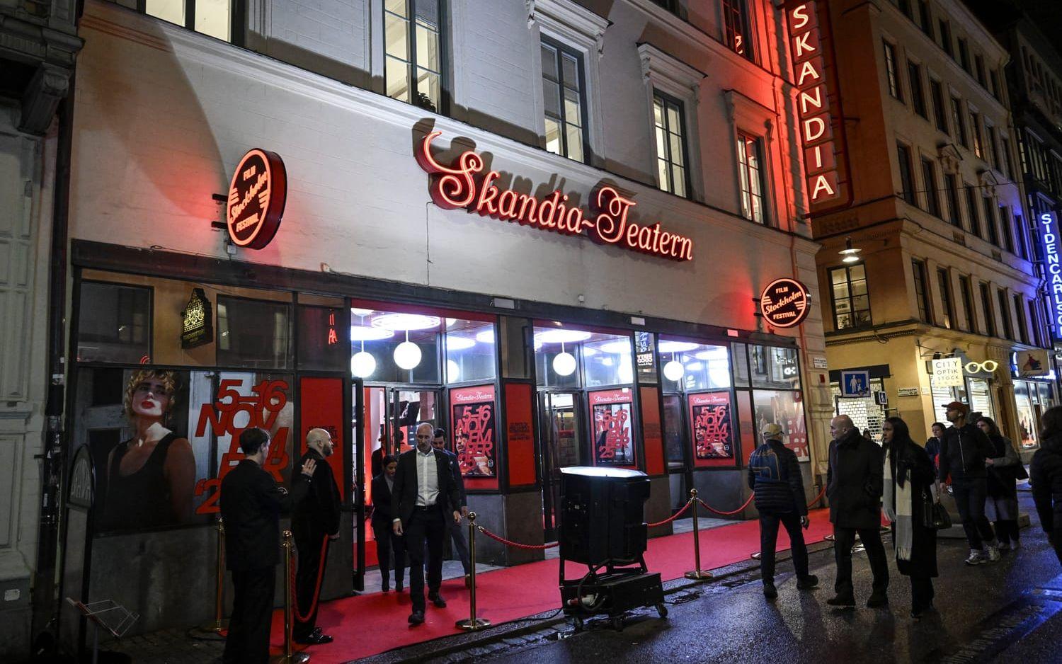 Exteriören på Bio Skandia under Stockholms filmfestival 2025. 
