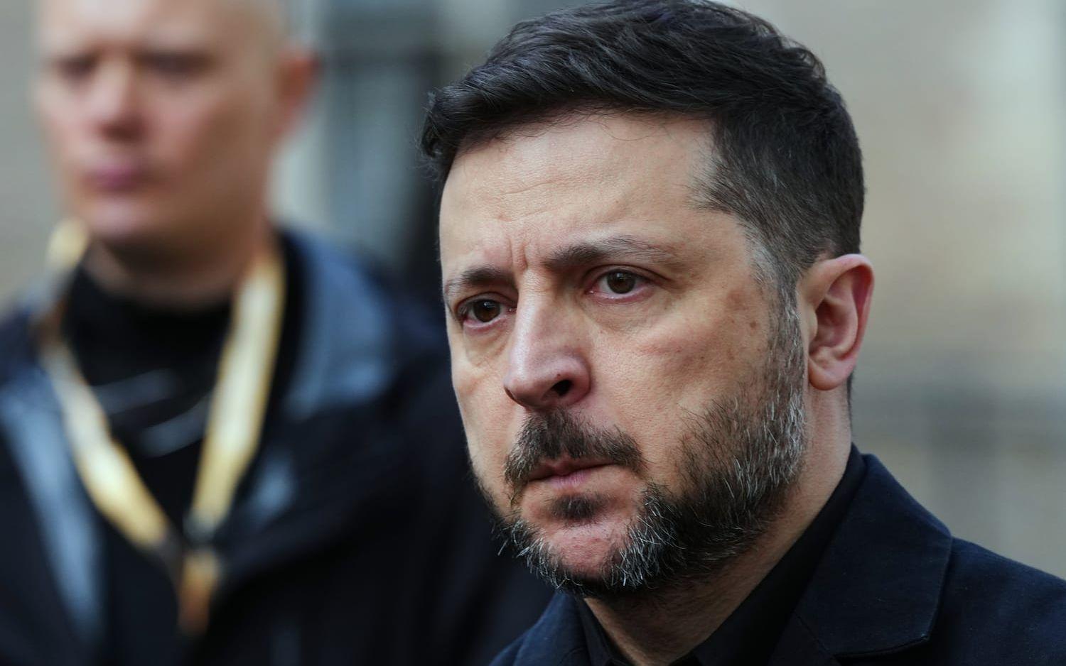 Ukrainas president Volodymyr Zelenskyj på en bild från förra veckan. 