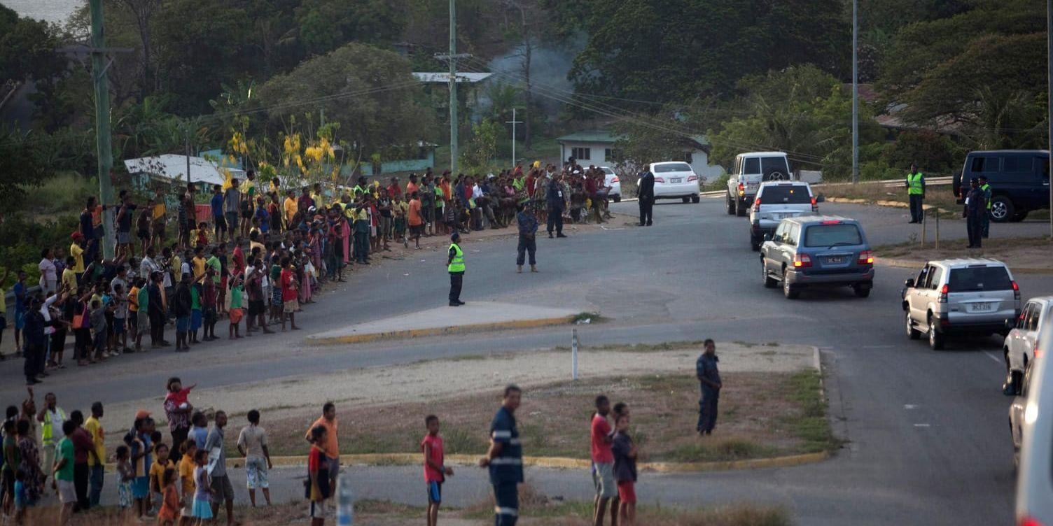 Det är ovanligt att Port Moresby arrangerar större internationella tillställningar. Här är uppståndelsen stor vid USA:s dåvarande utrikesminister Hillary Clintons besök 2010.