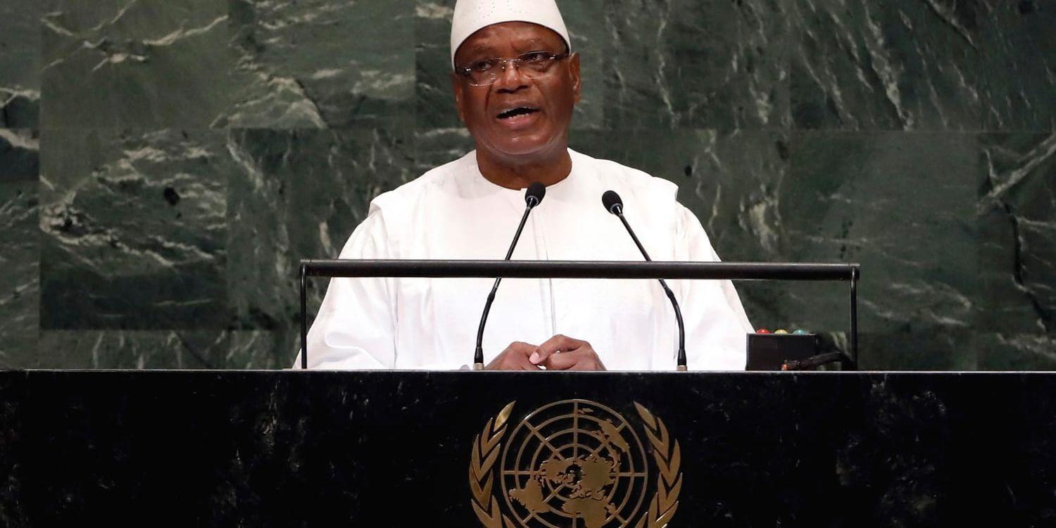 Malis president Ibrahim Boubacar Keita i FN i fjol.