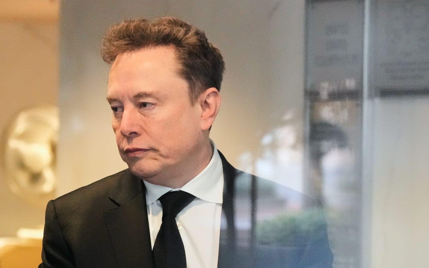 Elon Musk på en bild från slutet av april.