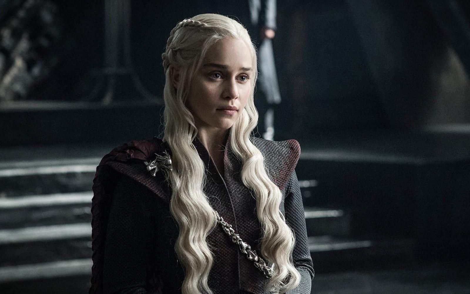 <strong>Daenerys Targaryen:</strong> Rollfiguren har blivit synonym med de långa blonda lockarna. Foto: HBO Nordic