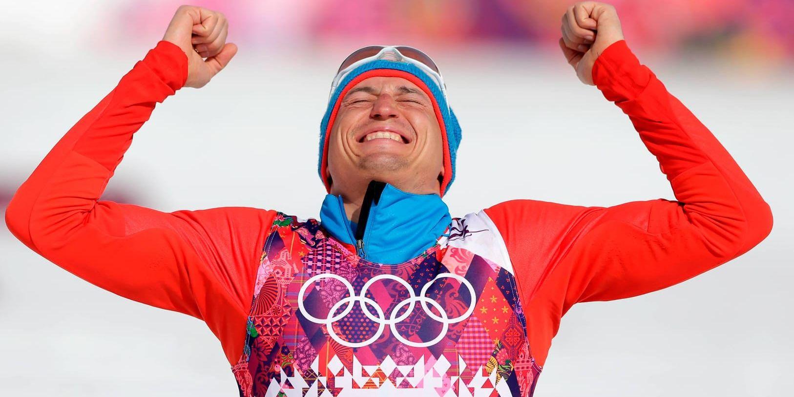 Alexander Legkov, som vann femmilen i skidor vid OS i Sotji, är en av flera ryska skidåkare som utreds av IOK. Arkivbild.